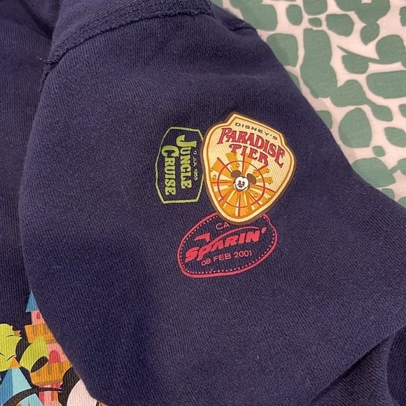 Disney Parks Disneyland Attraction Opening Dates Hooded Zip-up Sweatshirt - Picture 5 of 6